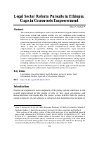 Legal Sector Reform Pursuits in Ethiopia...92.pdf